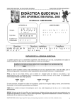 didáctica quechua pdf