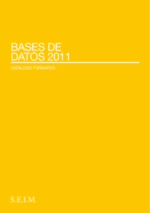 bases de datos 2011