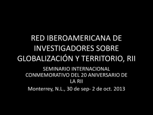 red iberoamericana de investigadores sobre globalización