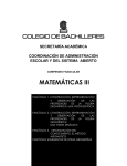 Matemáticas III - Repositorio CB