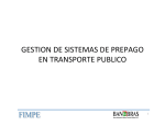 GESTION DE SISTEMAS DE PREPAGO EN TRANSPORTE PUBLICO