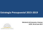Estrategia Presupuestal 2015-2019