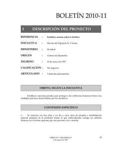 boletín 2010-11 - Libertad y Desarrollo