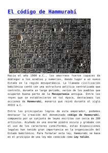El código de Hammurabi