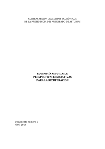 Economía asturiana: Perspectivas e iniciativas para la recuperación