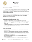 20 de Junio de 2014 Estimado Residente de la Florida, La Florida