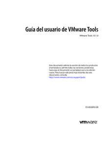 Guía del usuario de VMware Tools
