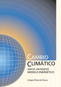 Cambio Climático - Colegio Oficial de Físicos