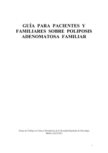 guía para pacientes y familiares sobre poliposis