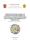 “Evaluación del riesgo asociado a la presencia de bacterias