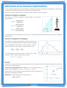 Aplicaciones de las funciones trigonométricas