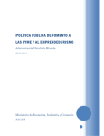 política pública de fomento a las pyme y al emprendedurismo