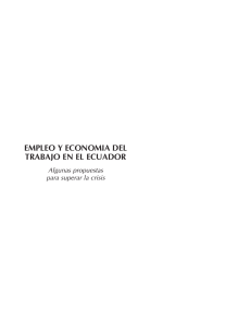 empleo y economia del trabajo en el ecuador - FES