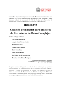 ID2012/193 Creación de material para prácticas de
