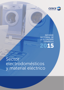 Sector electrodomésticos y material eléctrico