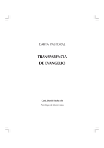 Transparencia de evangelio - Iglesia Católica Montevideo