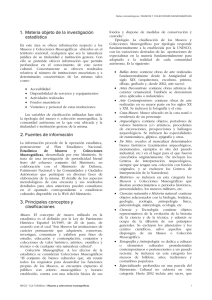 Museos y colecciones museogr&aacute;ficas. Metodolog&iacute;a