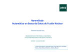 Aprendizaje Automático en Bases de Datos de Fusión Nuclear