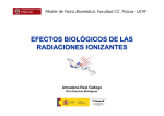 efectos biológicos de las radiaciones ionizantes