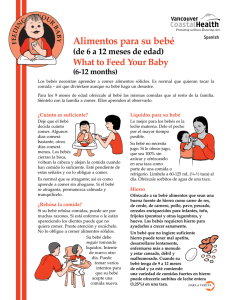 What to feed your baby - A Sample Meal Plan