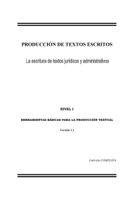 PRODUCCIÓN DE TEXTOS ESCRITOS