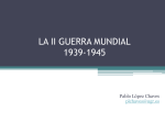 LA II GUERRA MUNDIAL,1939