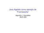 Java Applets como ejemplo de “Frameworks”