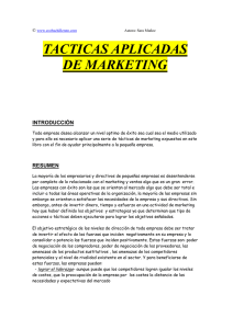 tacticas aplicadas de marketing