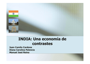 INDIA: Una economía de contrastes
