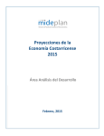Proyecciones de la Economía Costarricense 2015