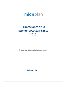 Proyecciones de la Economía Costarricense 2015