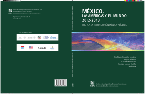MÉXICO, - Centro de Investigación y Docencia Económicas