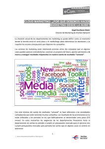 CLOUD MARKETING: ¿POR QUÉ DEBEMOS HACER MARKETING
