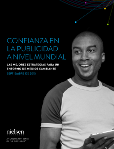 confianza en la publicidad a nivel mundial