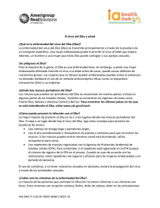 El virus del Zika y usted