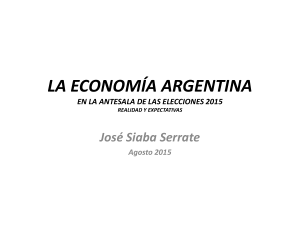 LA ECONOMÍA ARGENTINA