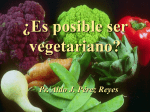 ¿Es posible ser vegetariano? - Unión Venezolana Occidental