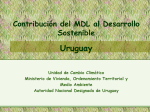 Contribucion del MDL al desarrollo sostenible, Uruguay