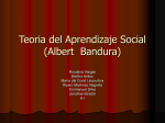 Teoria del Aprendizaje Social (Albert Bandura)