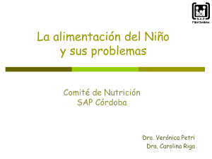 alimentacion actual en preescolares –escolares y adolescentes