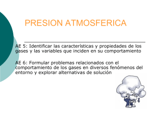 presion atmosferica - Colegio Santa Sabina