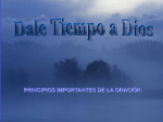 Dale tiemps a Dios - Pastoral Vocacionalma