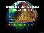 ORIGEN Y ESTRUCTURA DE LA TIERRA Archivo