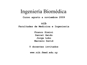 Ingeniería Biomédica - Nucleo de Ingenieria Biomedica
