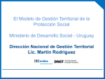 El Modelo de Gestión Territorial de la Protección Social Ministerio