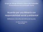 PPT - Grupo de Diálogo, Minería y Desarrollo Sostenible
