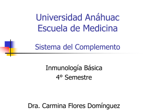 Universidad Anáhuac Escuela de Medicina Respuesta Inmune