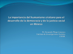 La importancia del humanismo cristiano para el desarrollo de la