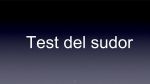 Test del Sudor - Sara Rosario.pps