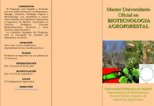Sin título de diapositiva - departamento de biotecnologia (upm)